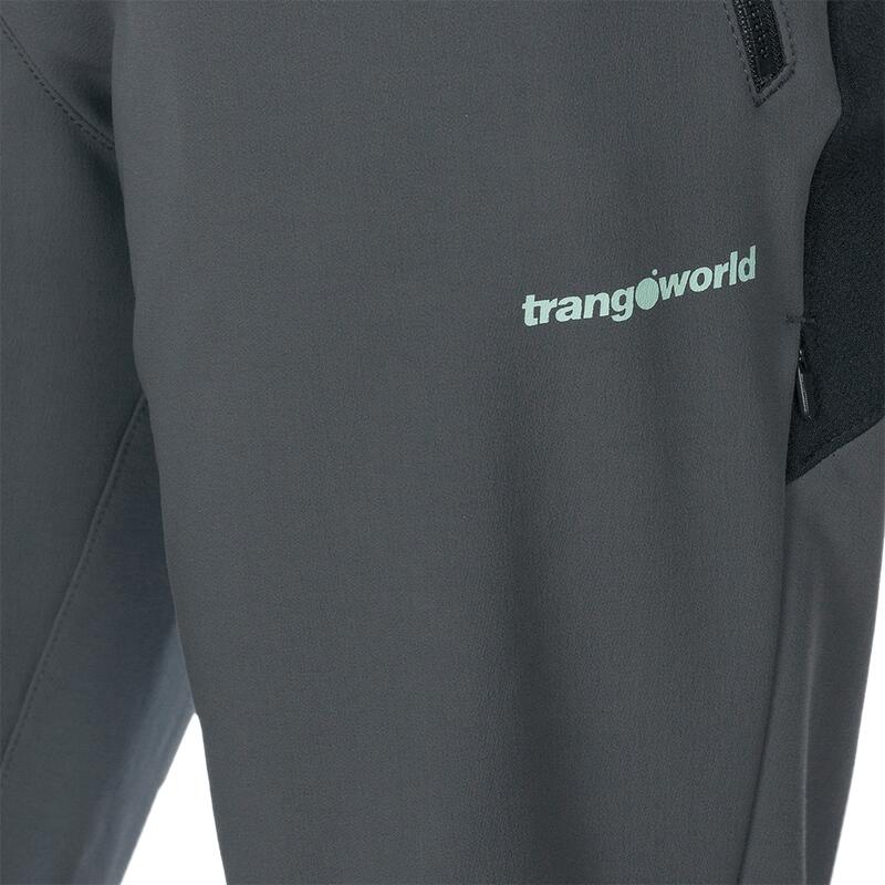 Pantalón para Mujer Trangoworld Uhsi extreme kb Negro/Negro