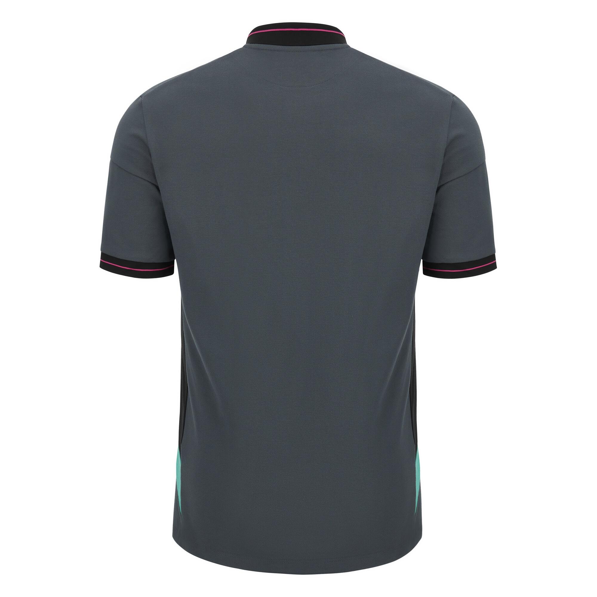 Macron Ospreys 23/24 Mens Travel Rugby Fit Polo 2/4