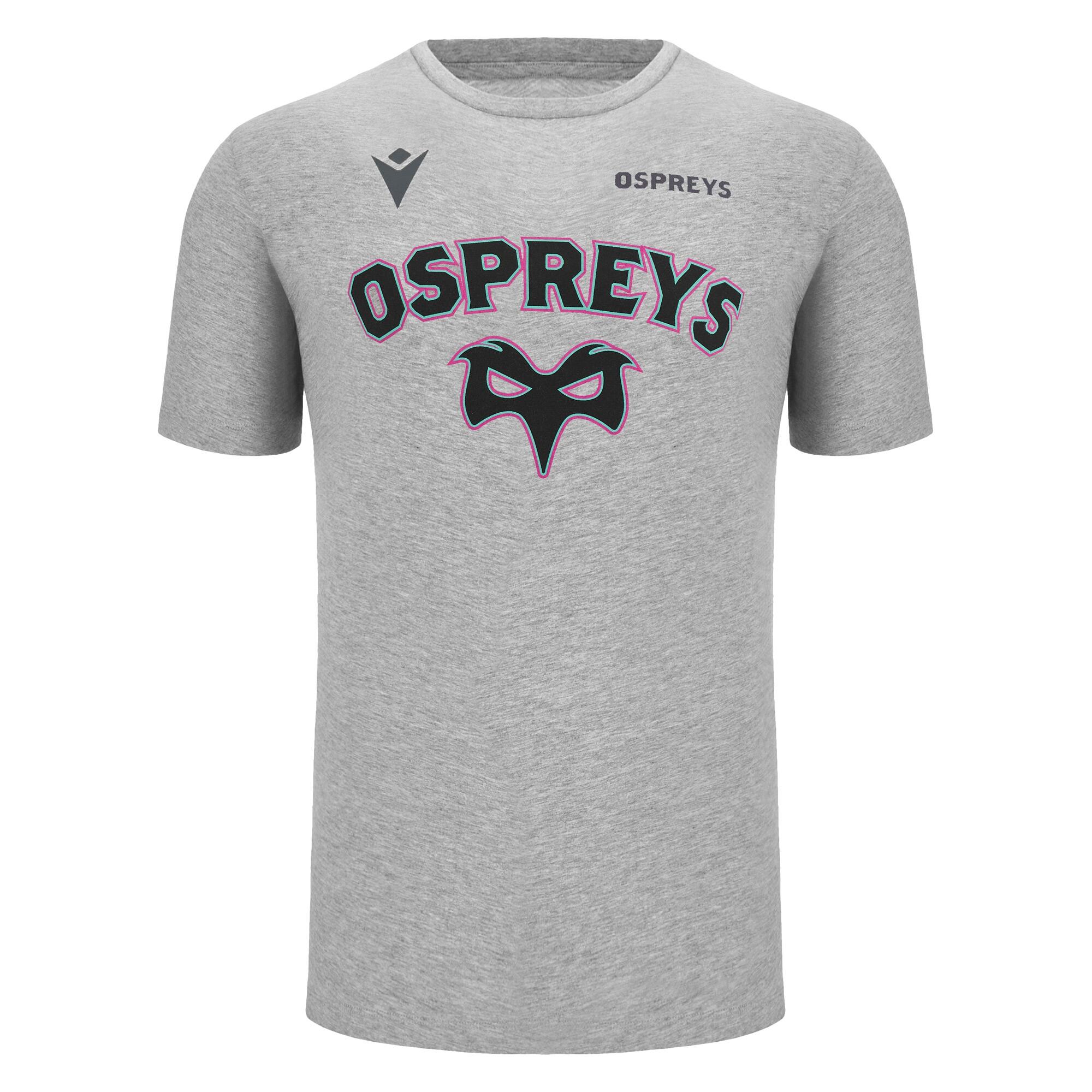 MACRON Macron Ospreys 23/24 Mens Leisure Cotton T Shirt