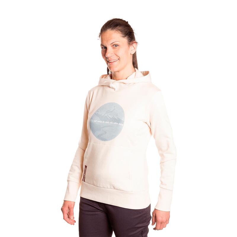 Sudadera para Mujer Trangoworld Molo Blanco