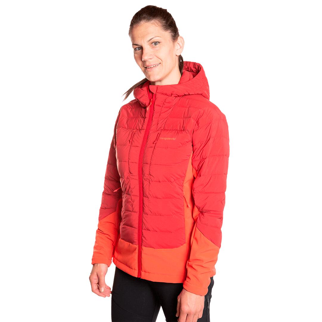 Chaqueta acolchada para Mujer Trangoworld Abeille kb Rojo/Rojo 3/7