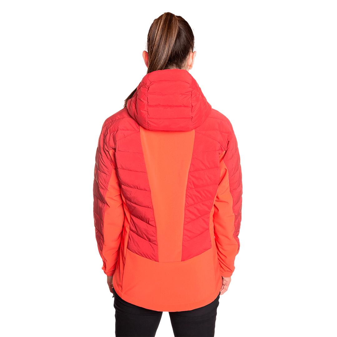 Chaqueta acolchada para Mujer Trangoworld Abeille kb Rojo/Rojo 4/7