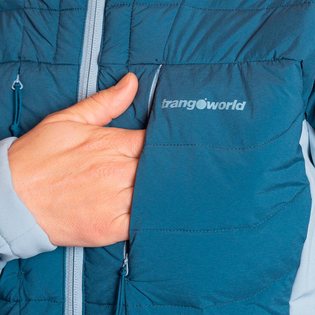 Chaqueta acolchada para Mujer Trangoworld Abeille kb Azul/Azul 5/7