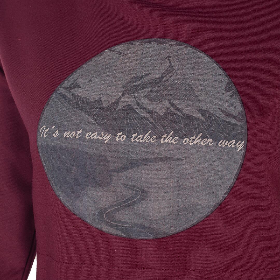Sudadera para Mujer Trangoworld Molo Rojo 2/7