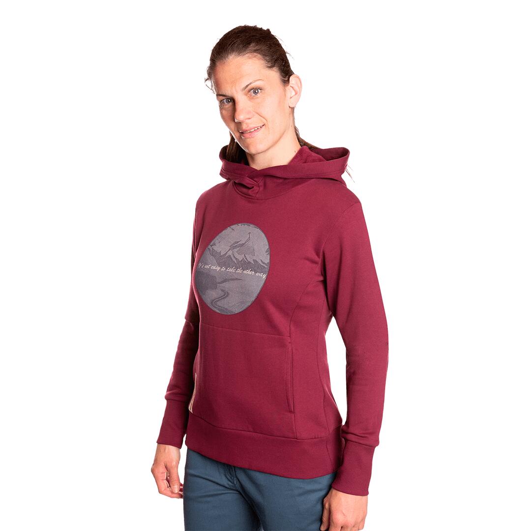 Sudadera para Mujer Trangoworld Molo Rojo 3/7