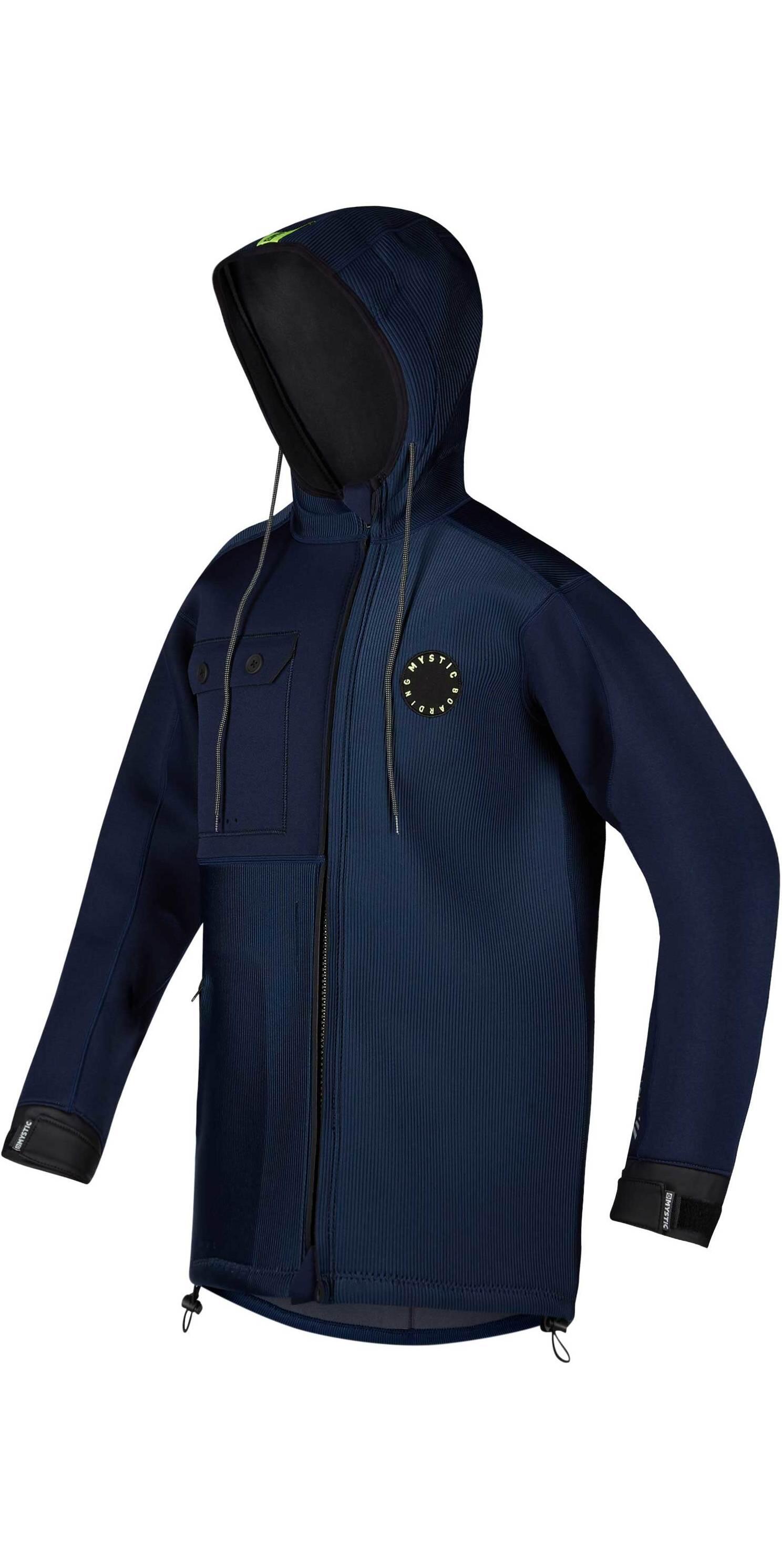 MYSTIC Ocean Neoprene Jacket - Navy / Lime