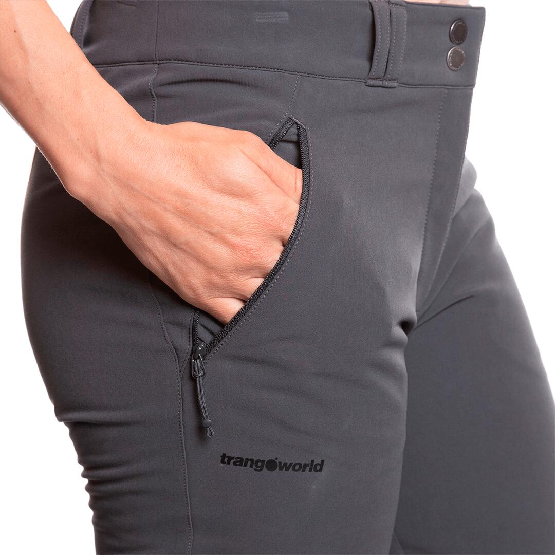 Pantalón para Mujer Trangoworld Burela Gris 5/6