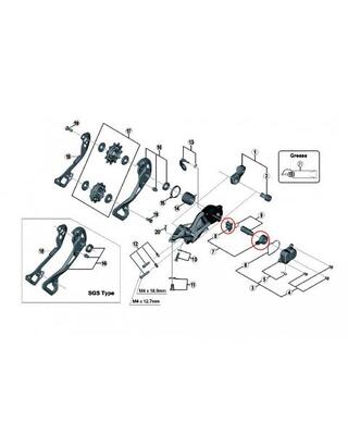 Stabilisatoreinheit Shimano RD-M9000