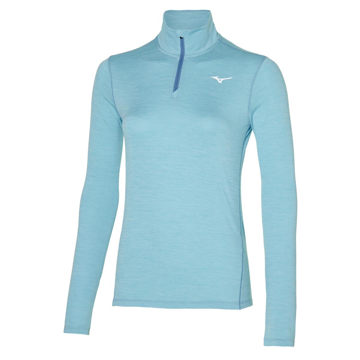 Mizuno Womens Impulse Blue Core Half Zip 1/3