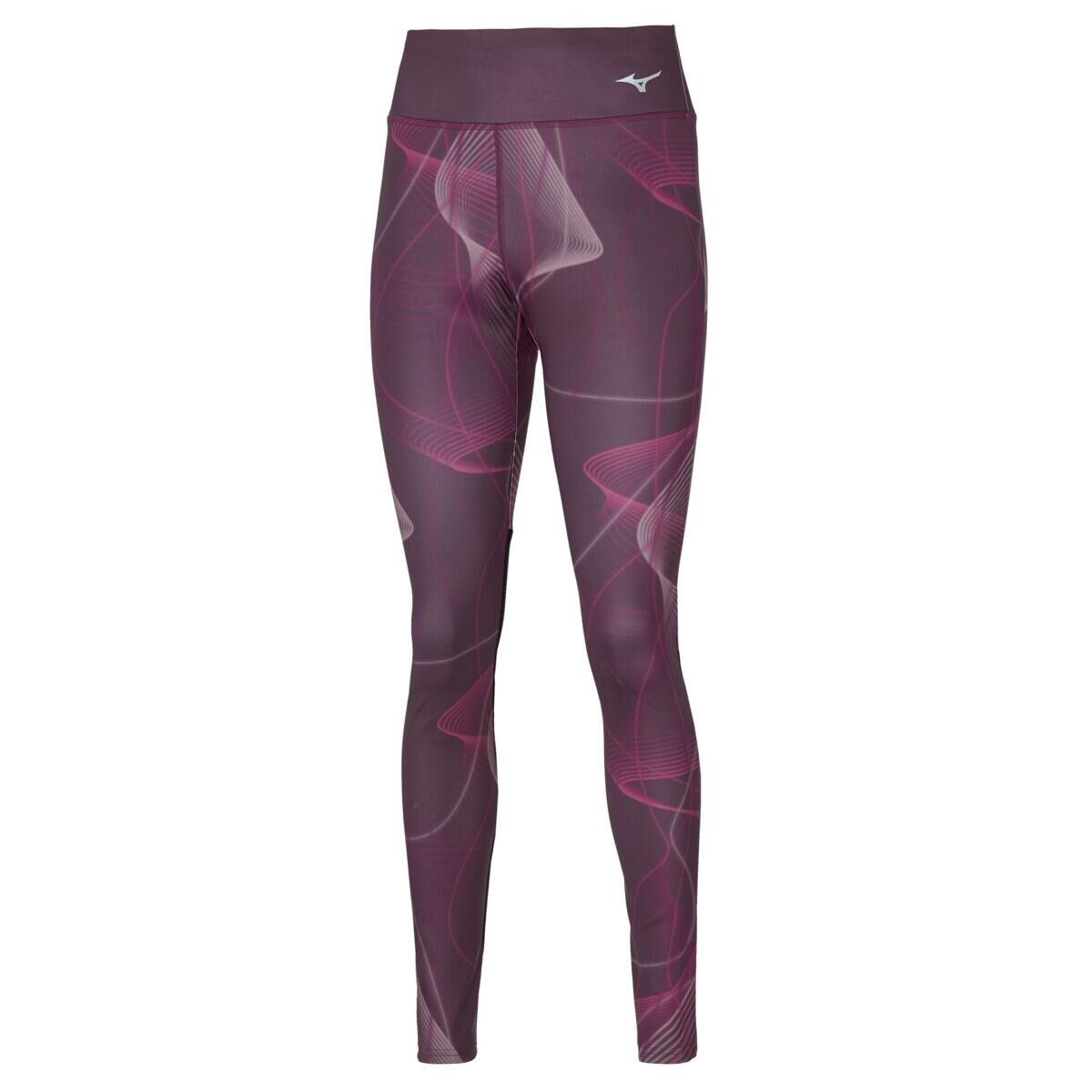 MIZUNO Mizuno Womens Printed Tights Purple