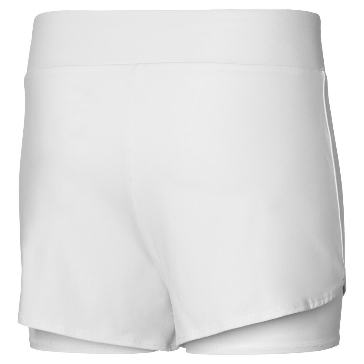 Mizuno Womens Flex Shorts White 2/3