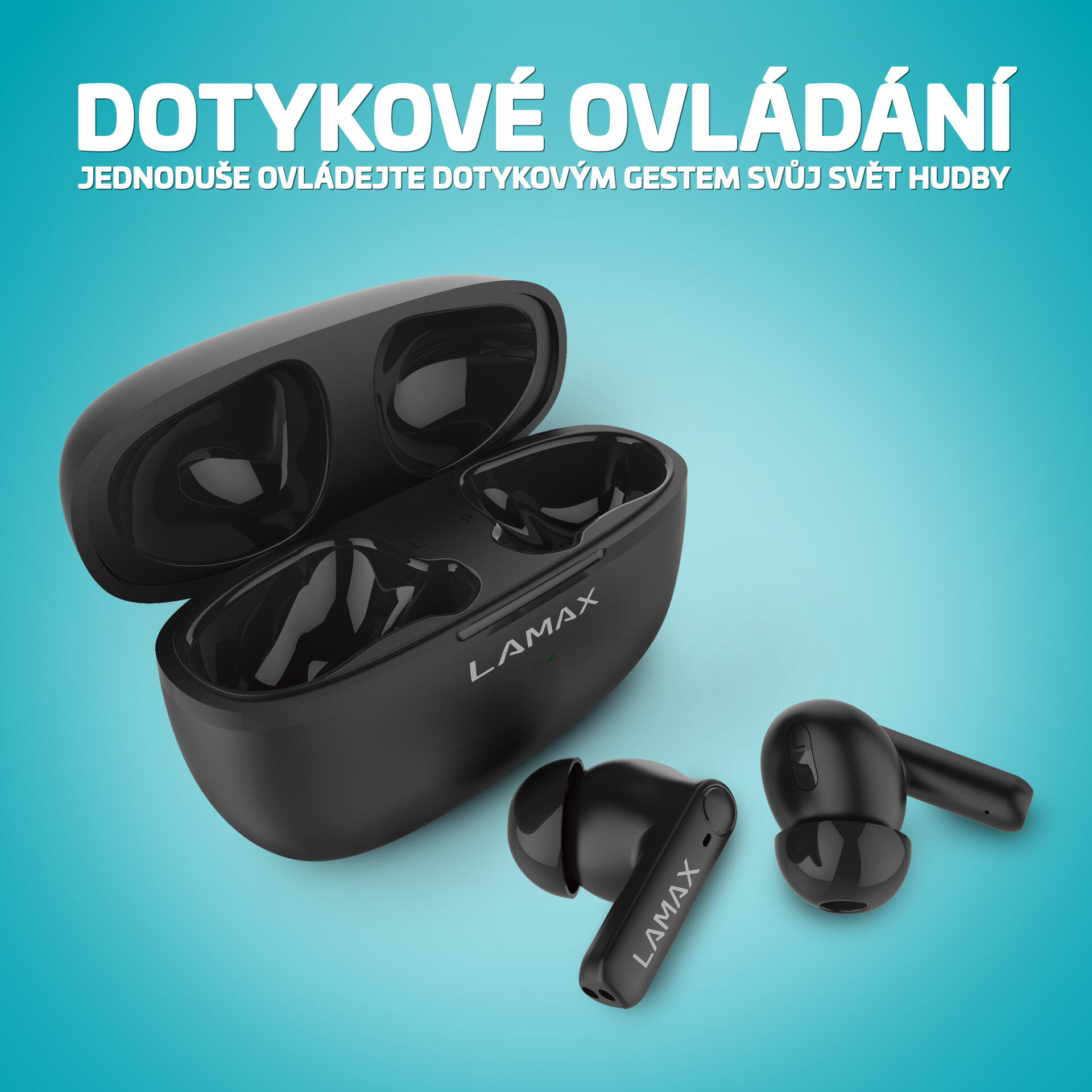 Słuchawki bezprzewodowe douszne Clips1 Play Black 4/7