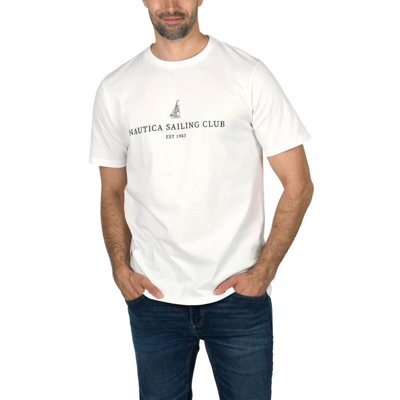 Stepney T-Shirt férfi rövid ujjú póló - fehér