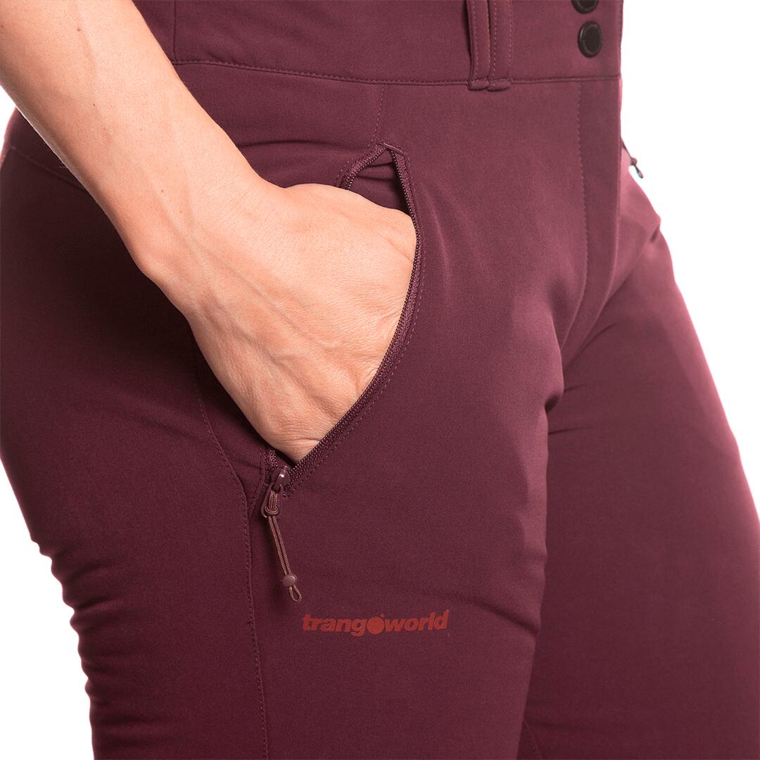 Pantalón para Mujer Trangoworld Burela Marrón 3/5