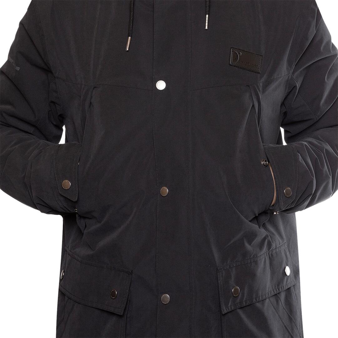 Parka para Hombre Trangoworld Baden termic Negro/Negro Impermeable 5/7