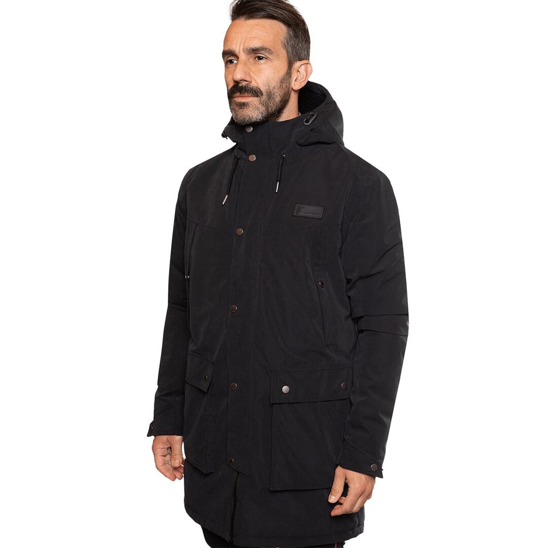 Parka para Hombre Trangoworld Baden termic Negro/Negro Impermeable 3/7