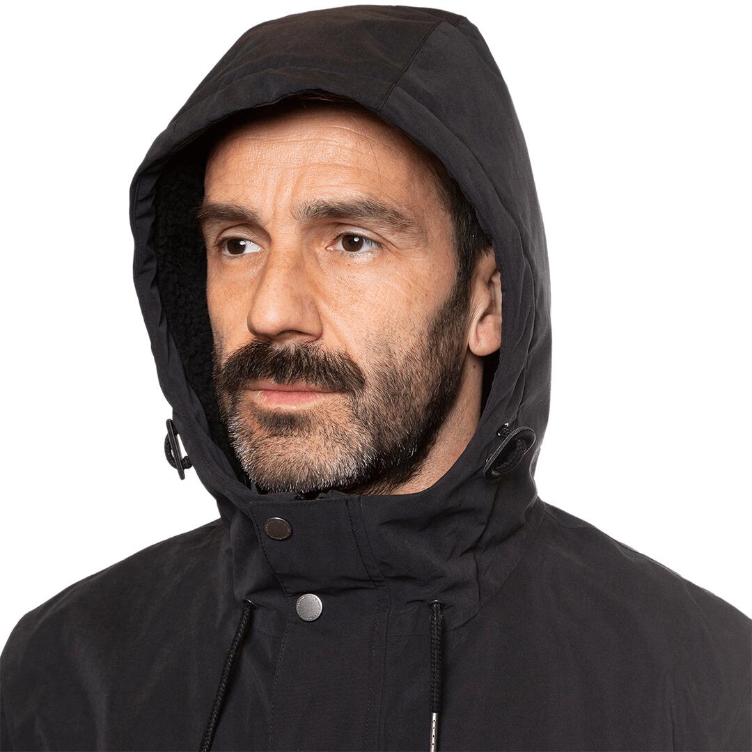 Parka para Hombre Trangoworld Baden termic Negro/Negro Impermeable 6/7
