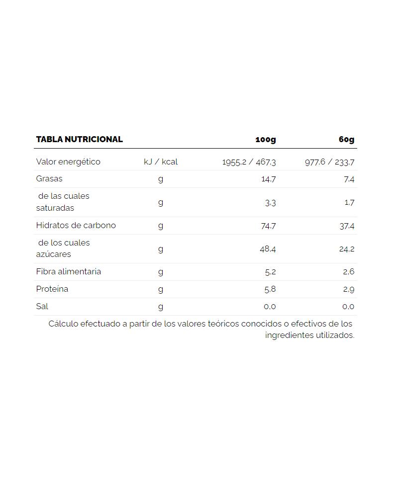 ENDURANCE FUEL BAR CHOCO BITS - Barrita Energética con Pepitas de Chocolate 60g 5/5
