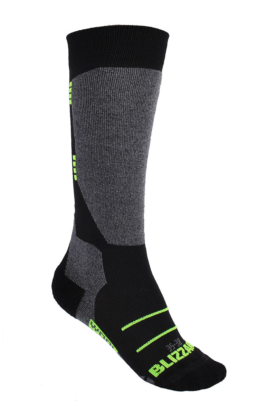 Skarpety narciarskie Blizzard Wool Sport Ski Merino black/green