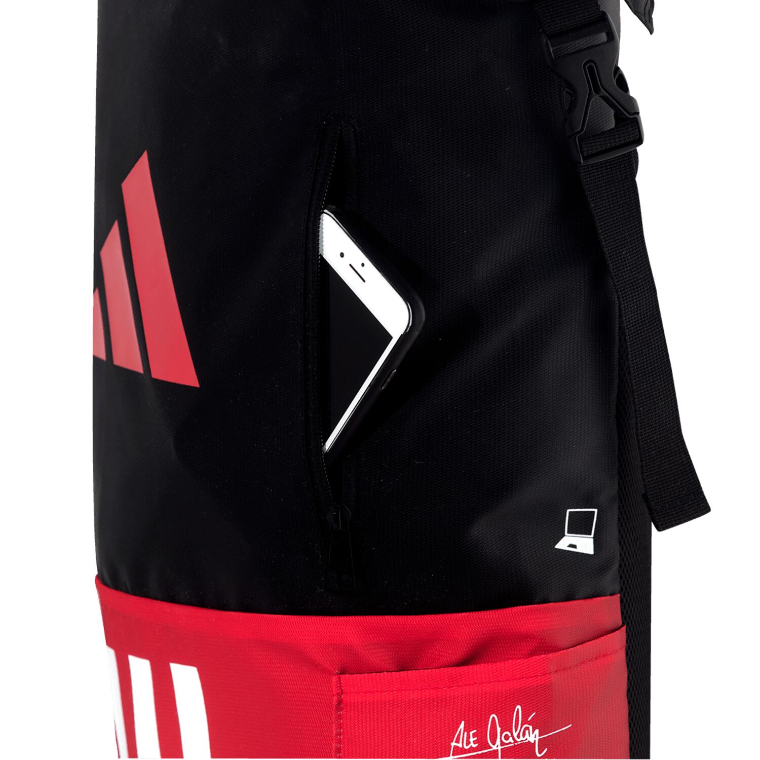 Mochila Multigame Negra Y Roja 3/4