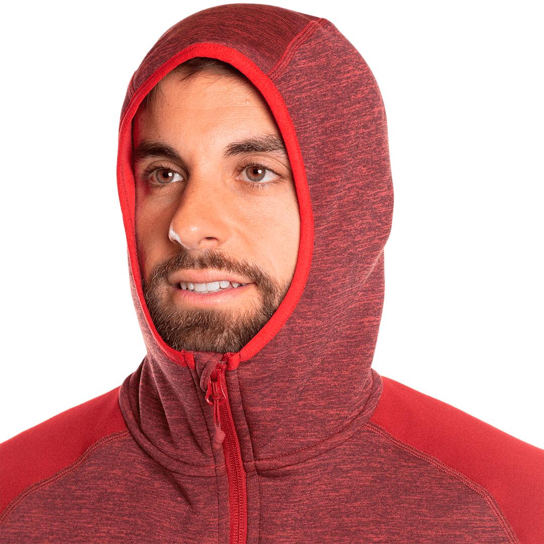Forro polar para Hombre Trangoworld Rondas vd Rojo/Rojo/Gris 5/7