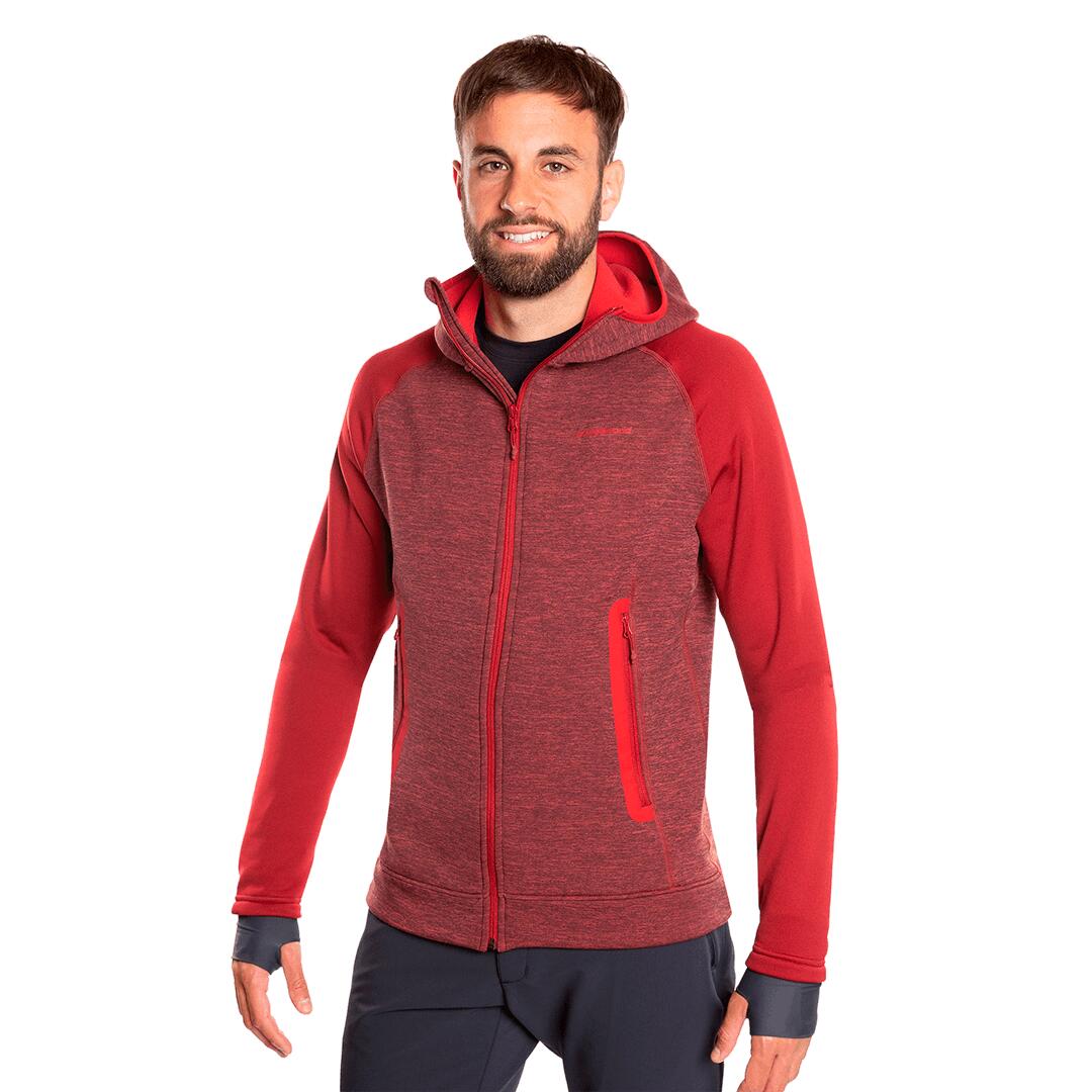 Forro polar para Hombre Trangoworld Rondas vd Rojo/Rojo/Gris 3/7
