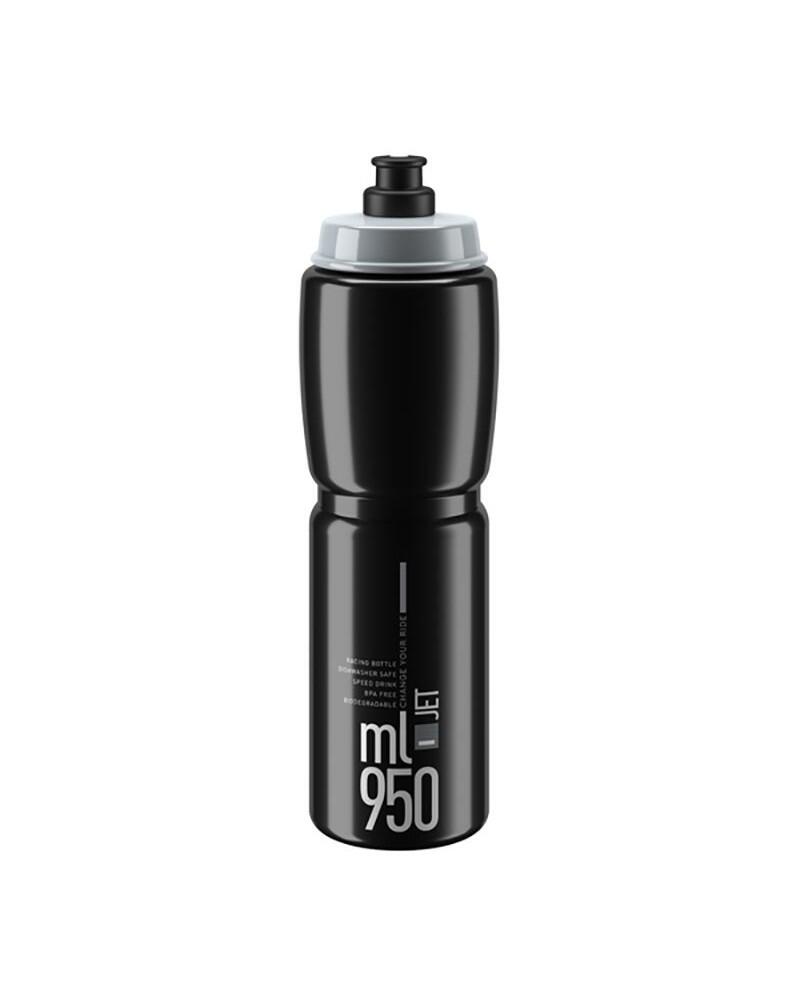 Elite Jet 950 ml Trinkflasche Schwarz/Grau 4/4