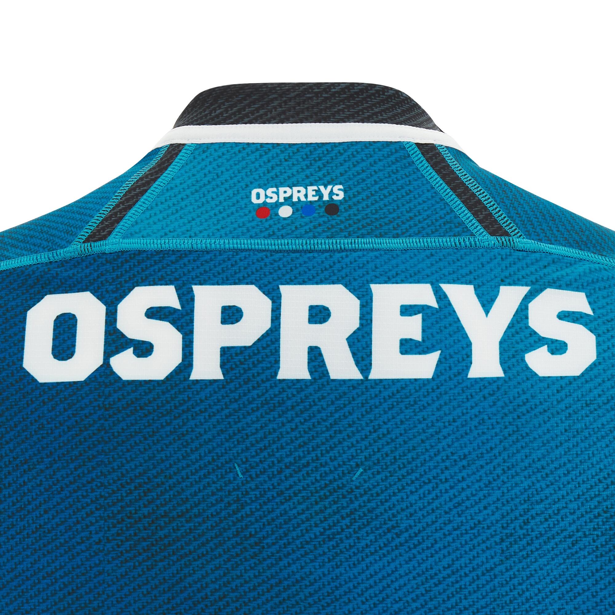 Ospreys 23/24 Mens Slim Fit Training Rugby Shirt 5/6