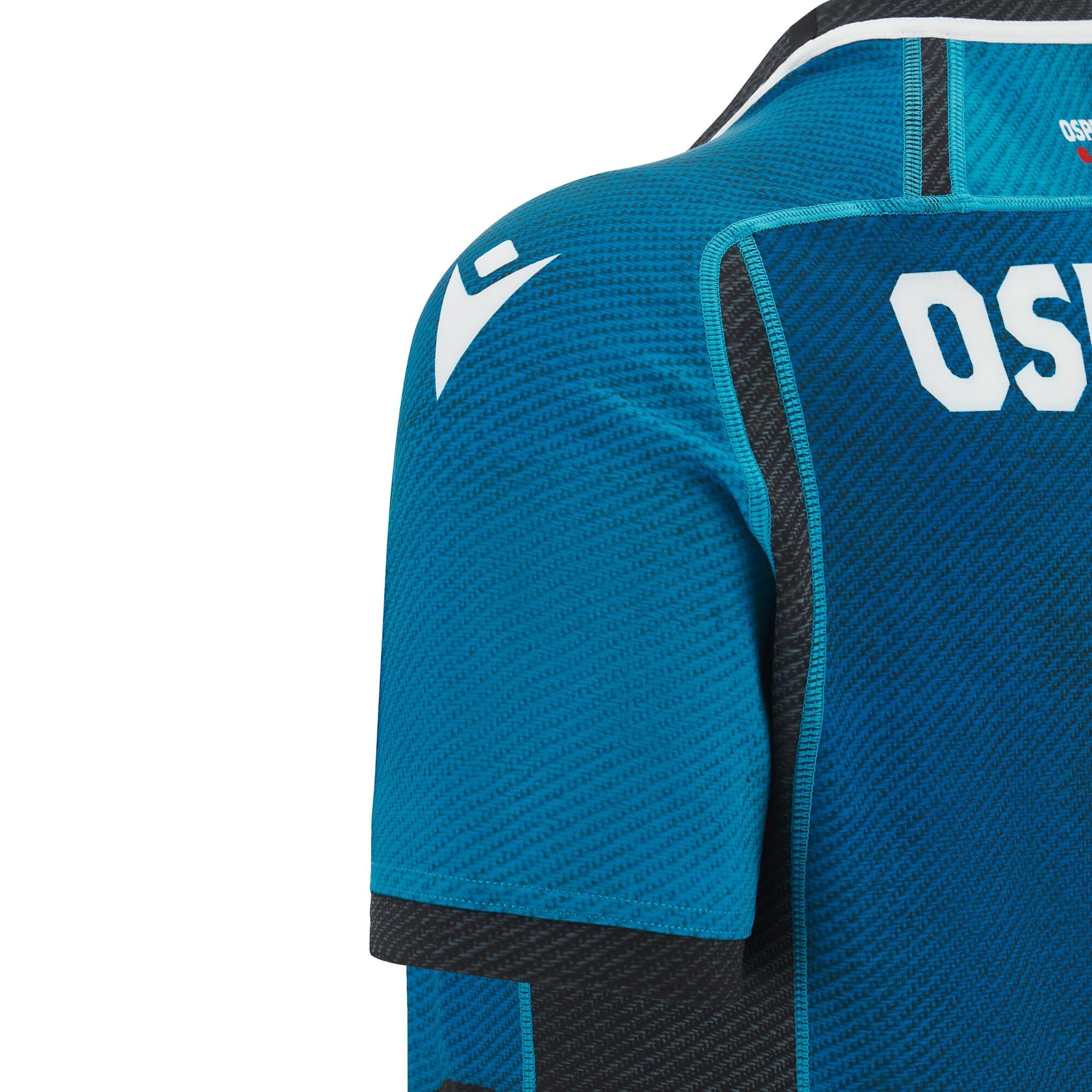 Ospreys 23/24 Mens Slim Fit Training Rugby Shirt 4/6