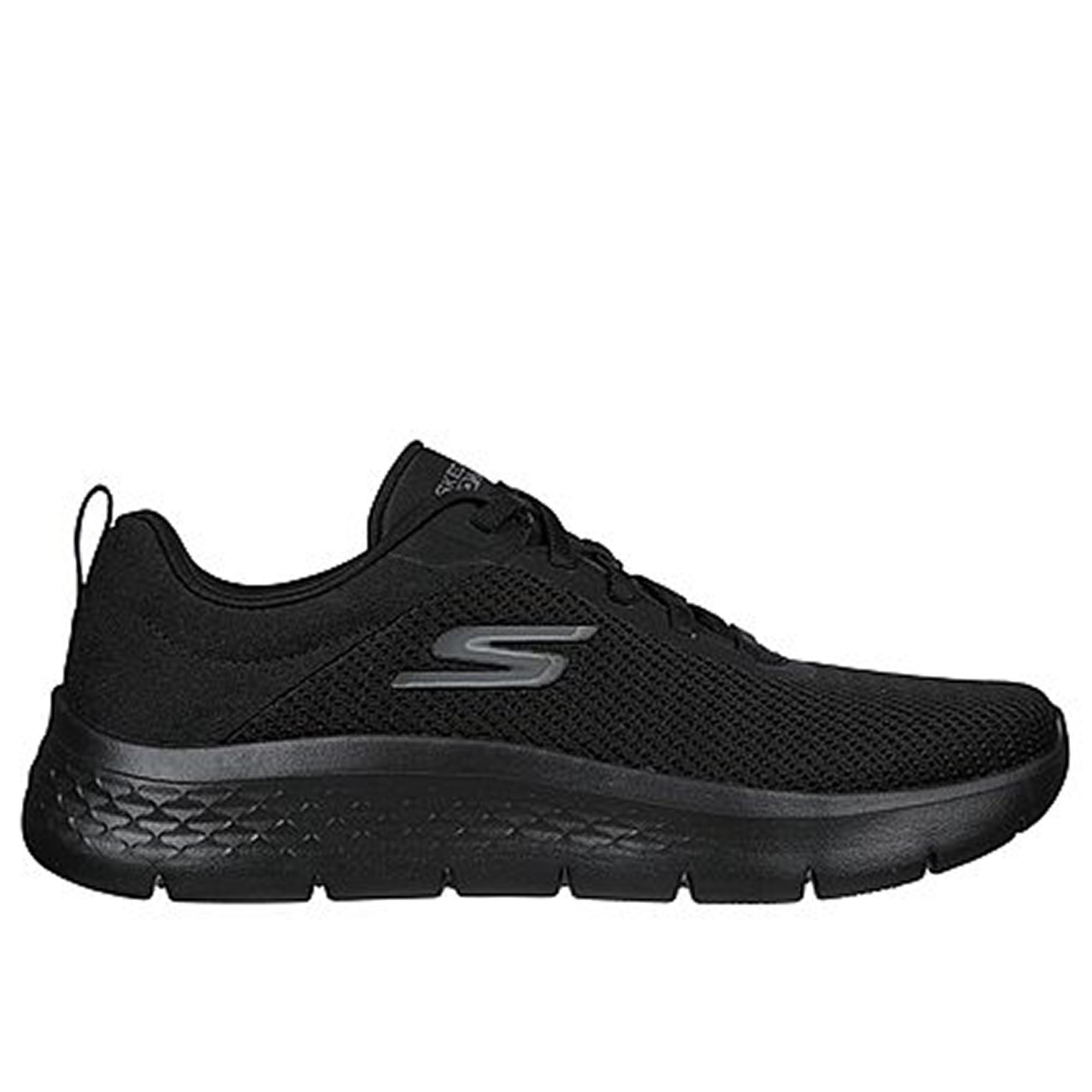 Sapatilhas de Caminhada para Mulher Skechers 124952_Bbk Pretas com Atacadores 1/5