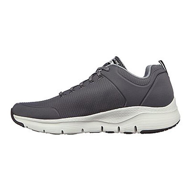 Zapatillas Deportivas Caminar Hombre Skechers 232200_CHAR Grises con Cordones