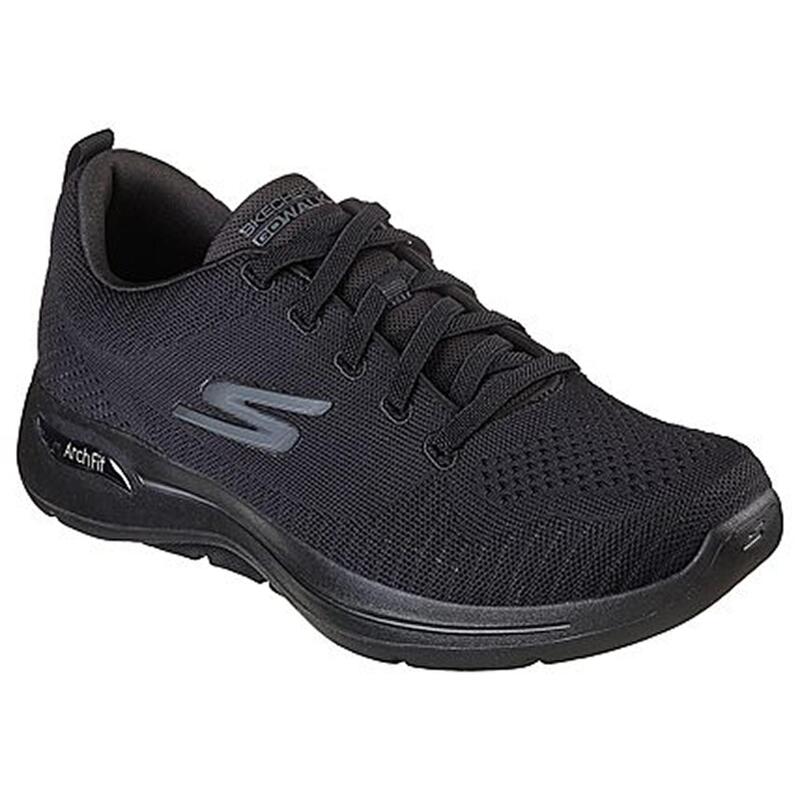 Zapatillas Deportivas Caminar Hombre Skechers 216126_BBK Negras con Cordones