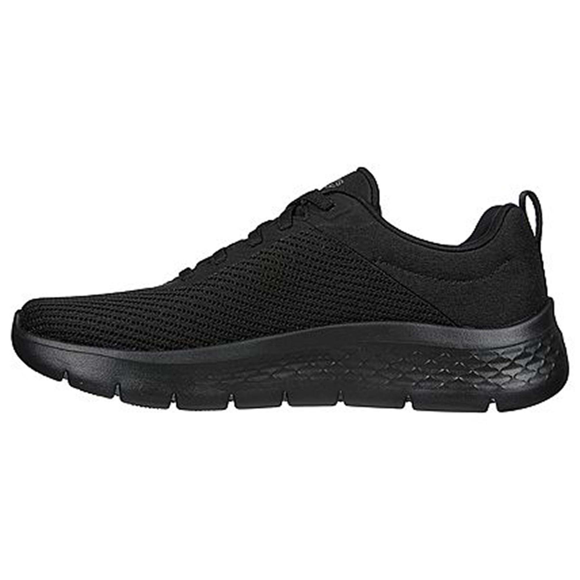 Sapatilhas de Caminhada para Mulher Skechers 124952_Bbk Pretas com Atacadores 4/5