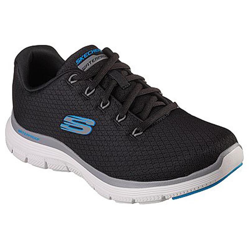 Zapatillas Deportivas Caminar Hombre Skechers 232231_BKBL Negras con Cordones