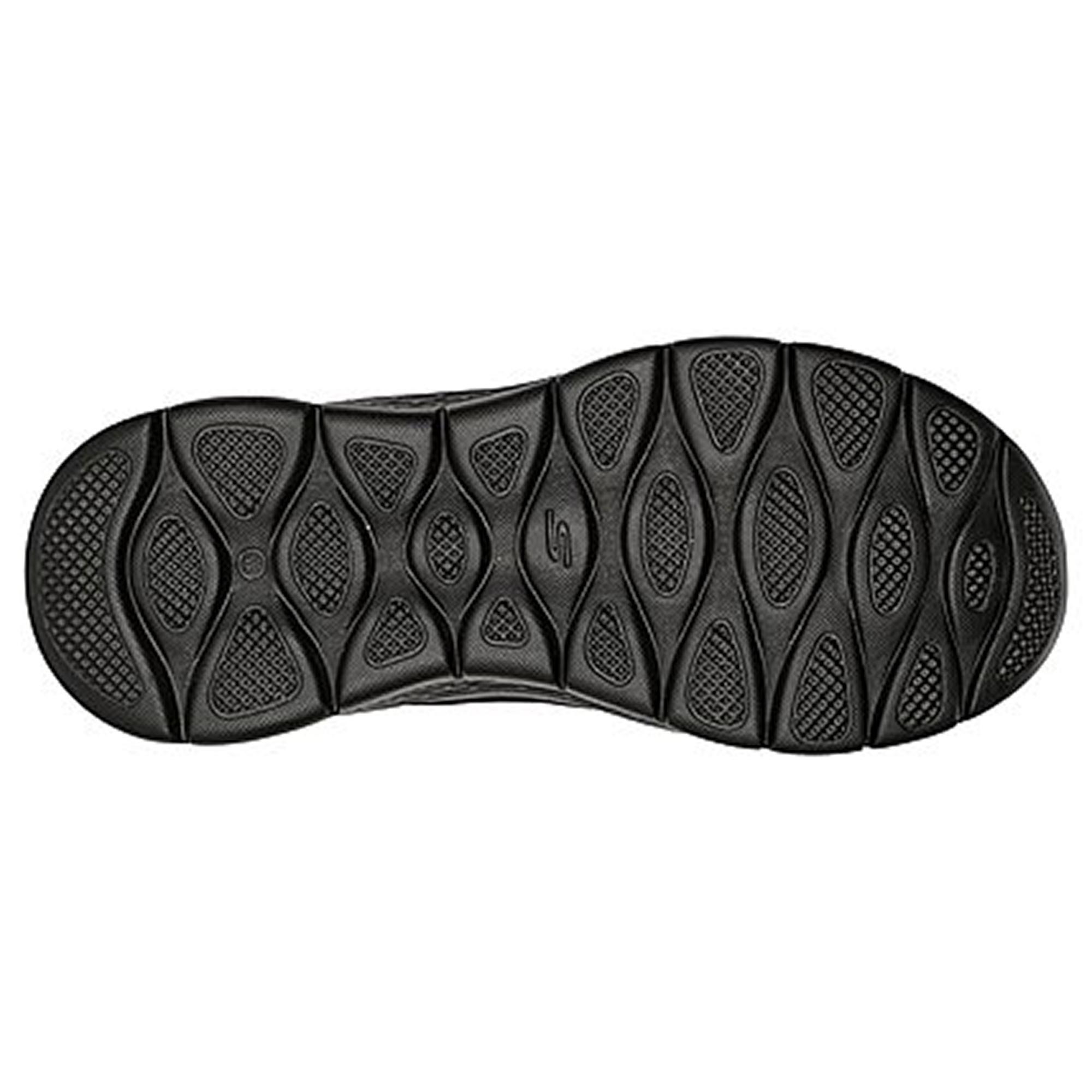 Sapatilhas de Caminhada para Mulher Skechers 124952_Bbk Pretas com Atacadores 3/5