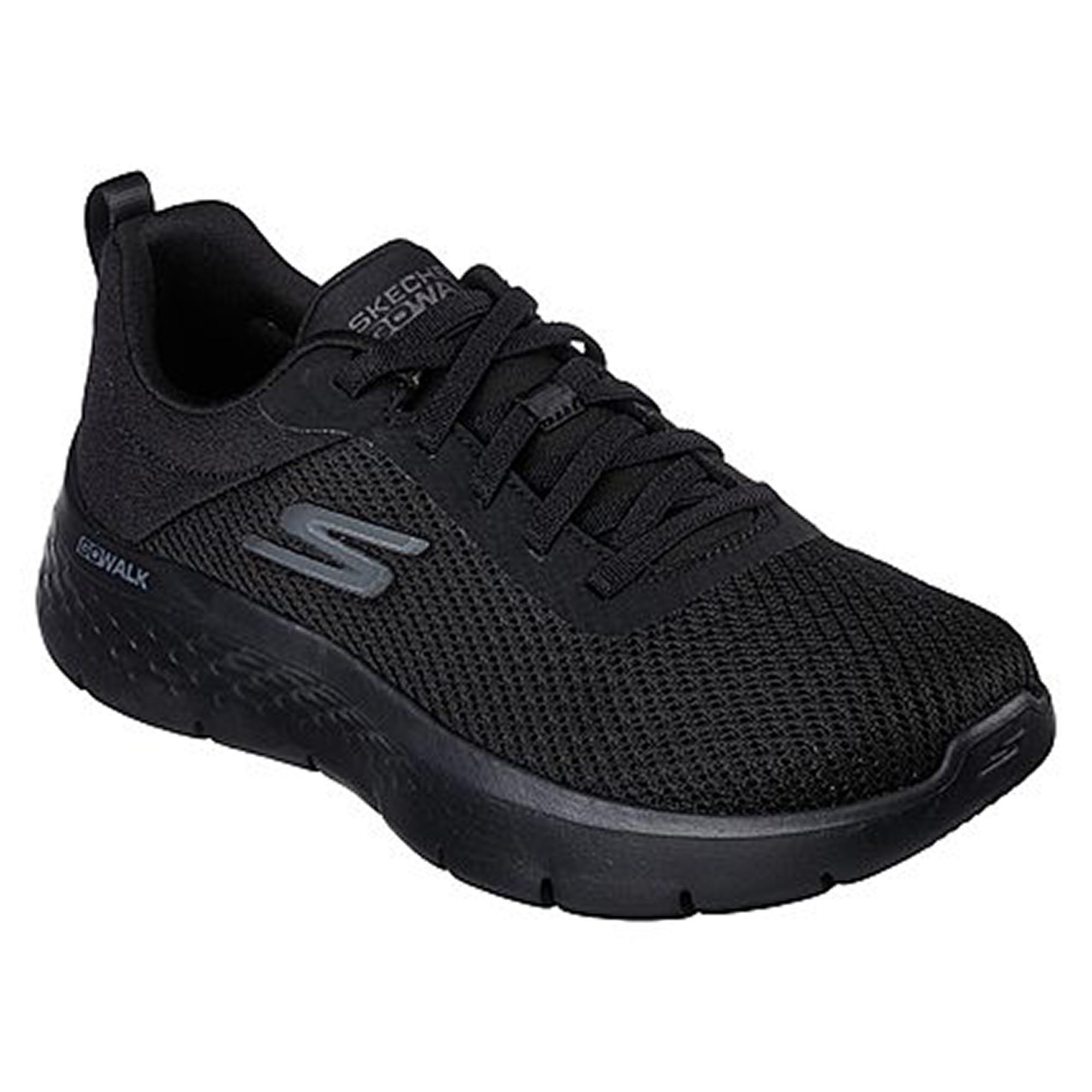 Sapatilhas de Caminhada para Mulher Skechers 124952_Bbk Pretas com Atacadores 2/5