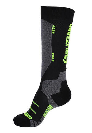 Skarpety narciarskie Blizzard Wool Sport Ski Merino black/green