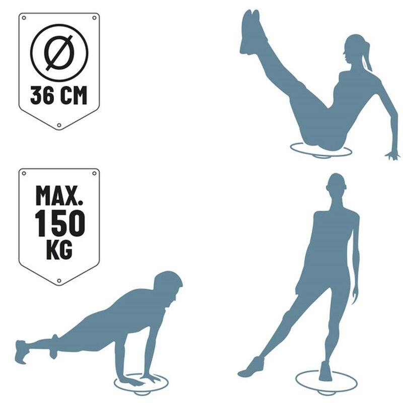 Disc pentru balans și echilibru, Umbro, 35 cm, negru, maxim 150 kg
