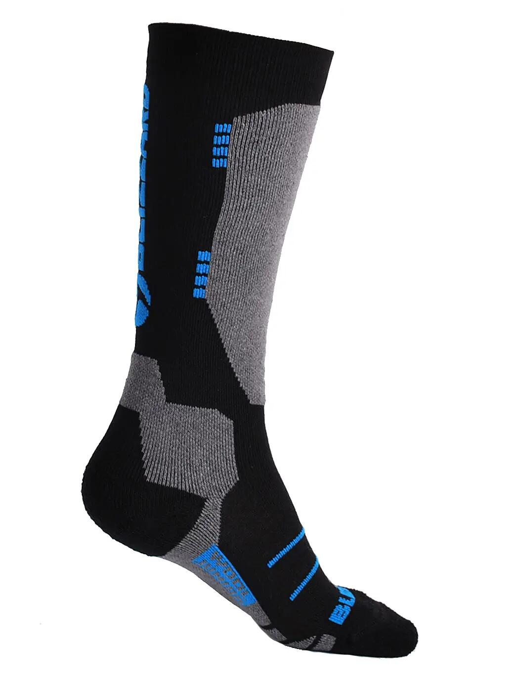Skarpety narciarskie Blizzard Wool Sport Ski Junior Merino black/blue 2/4