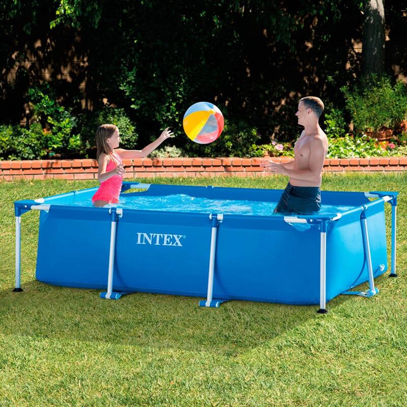 PISCINE TUBULAIRE INTEX METAL FRAME 2,60 X 1,60CM X 0,65 M