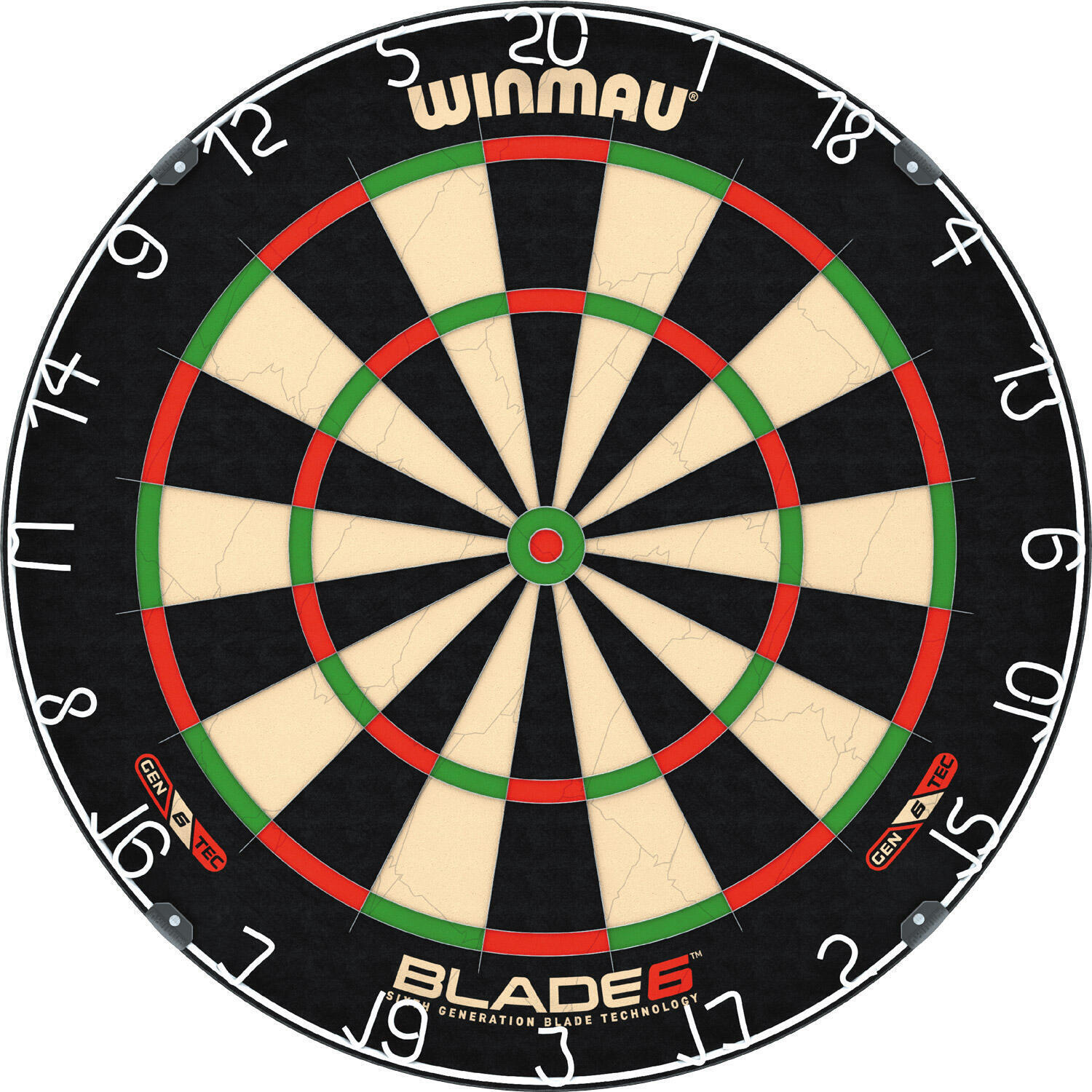 Winmau Blade 6 Dartbord Set + 2 sets Winmau Steeldarts - Dartset - Darts 3/5