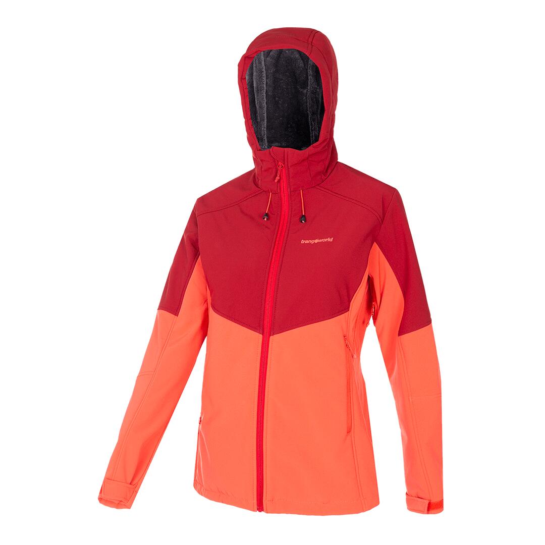 TRANGOWORLD Chaqueta fibra para Mujer Trangoworld Senjo Rojo/Rojo