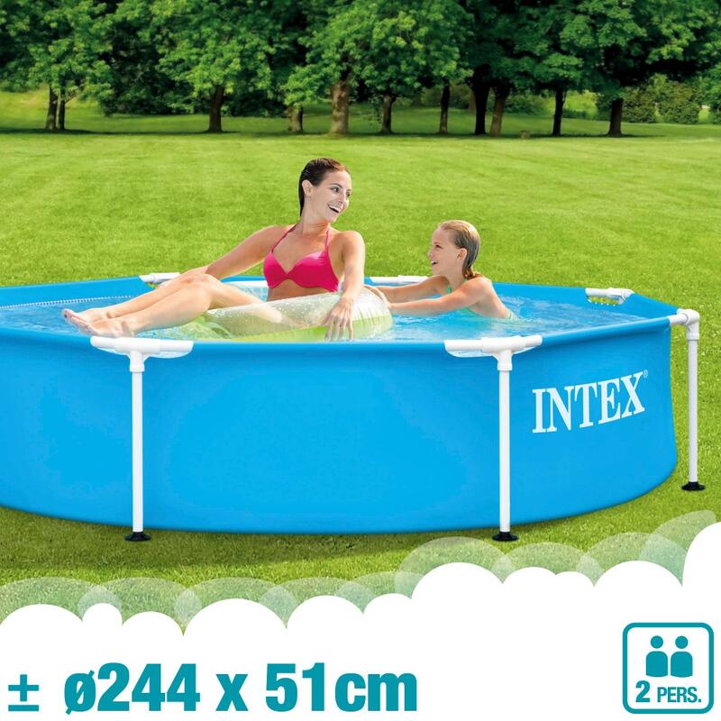 INTEX Zwembad Metal Frame 244x51 cm