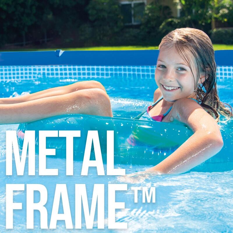 INTEX Piscine Metal Frame 244x51 cm
