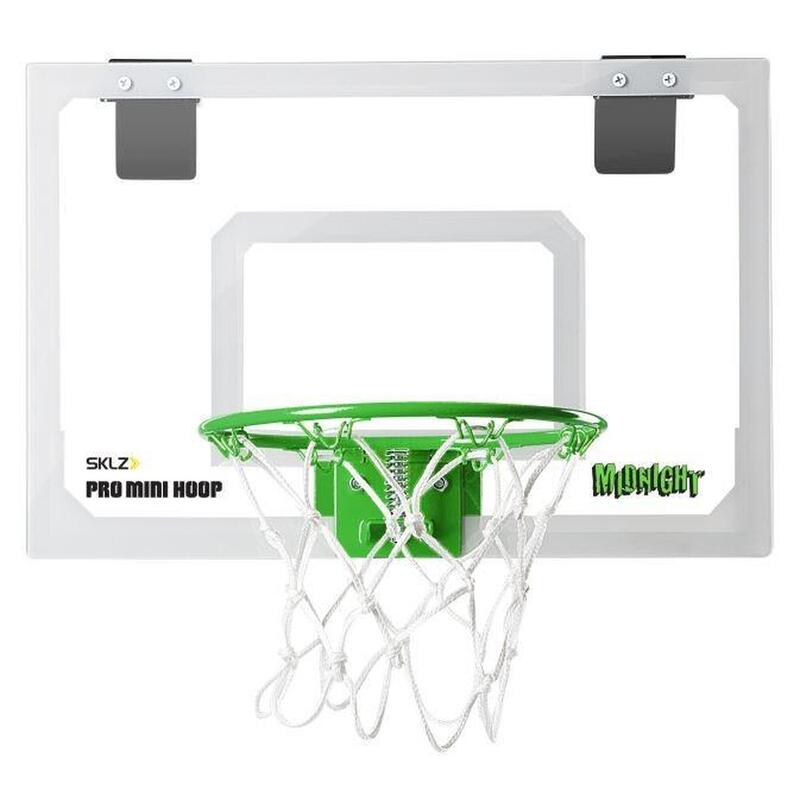 Mini tabela de basquetebol de brilhar no escuro, SKLZ Pro Mini Hoop Midnight