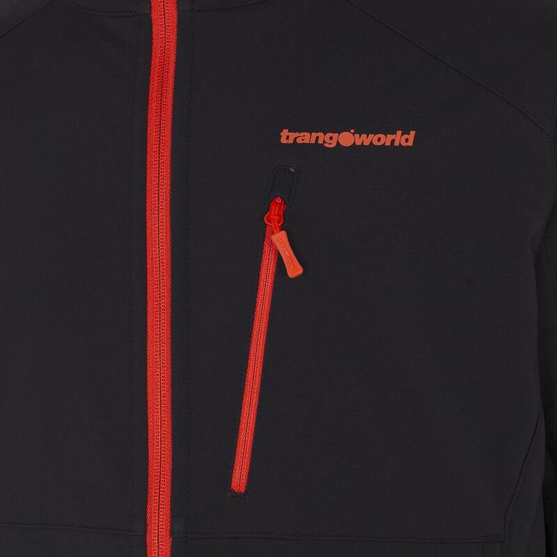 Chaqueta softshell para Hombre Trangoworld Softgate Negro