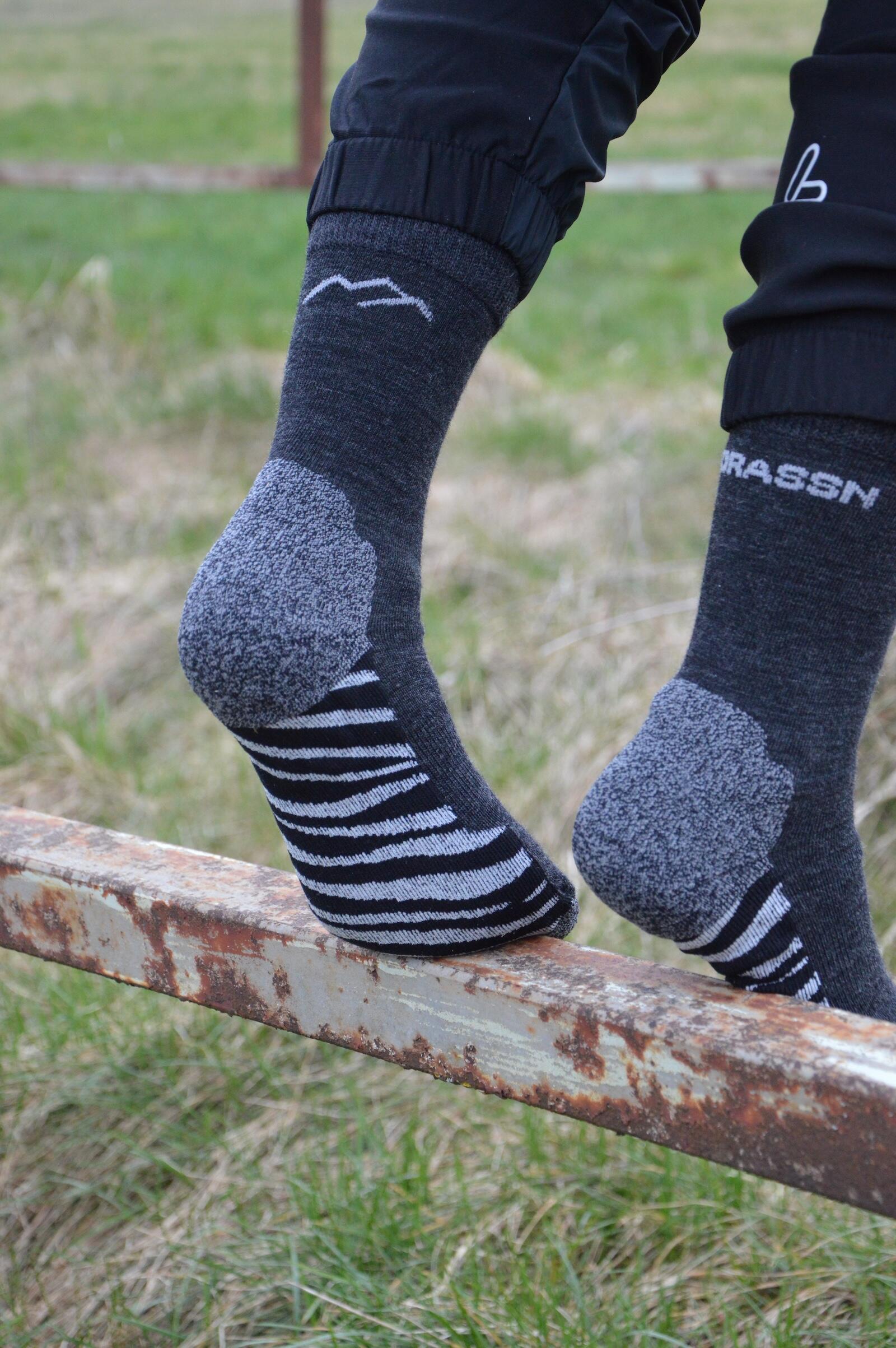 CHAUSSETTES DE RANDONNÉE MÉRINOS UNISEXE RESPIRANTES DRASSN 6/7