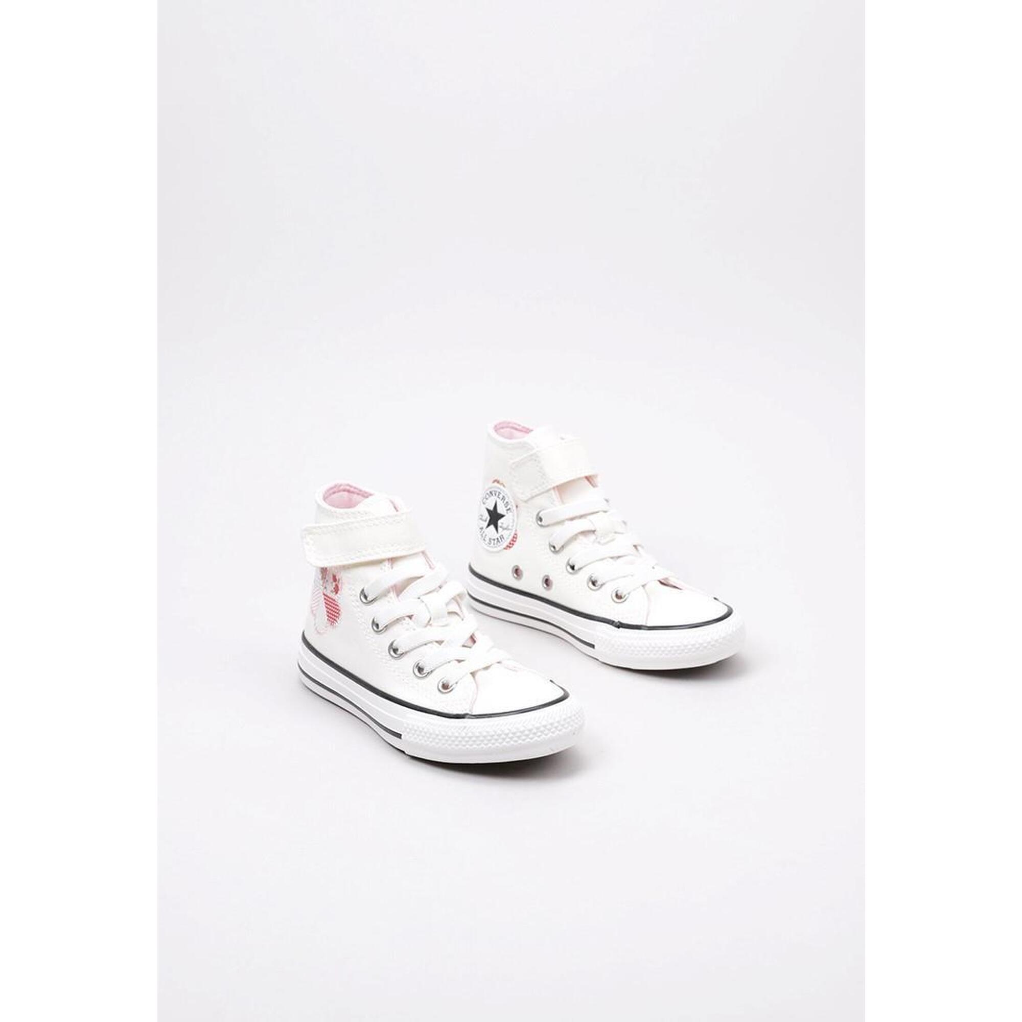 Converse top velcro rojo