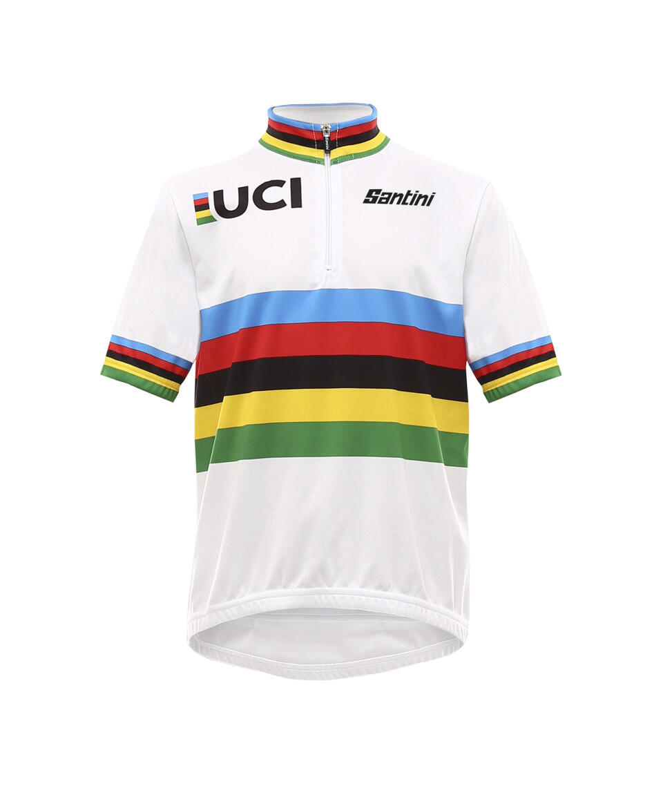 Uci Champion Du Monde Enfants Maillot - Unisex -   - Vélo 1/4