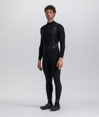 Culotte largo ciclismo hombre santini Aldo Negro